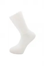 Men's Black and White Cotton Rice Stitch Socks, 6-Pack (3 Black, 3 White)