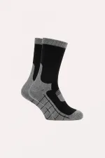Men's Trekking Hiking Ankle Socks Half Terry Socks 4-Pack