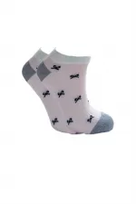 Chaussettes courtes multicolores en coton pour femmes, lot de 4