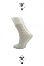 Kadın Lambswool Yün Kışlık Çok Renkli Yarım Konç Çorap 6'Lı Paket