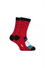 Christmas/New Year's Patterned Ankle Socks, Colorful, 6-Pack
