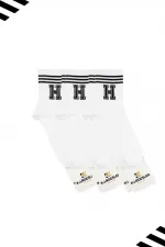 Unisex H-shaped Tennis Socks (Letter Socks) 3-Pack