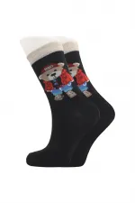 Chaussettes courtes en coton à motif ours coloré pour femmes, lot de 4