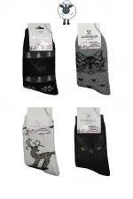 Chaussettes d'hiver épaisses en laine d'agneau pour femme, lot de 4
