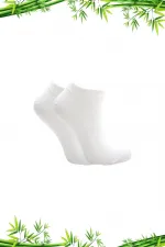 Kadın Bambu Asorti Patik Çorap Çok Renkli Dikişsiz 6'Lı Paket