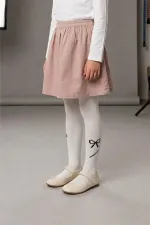 Kız Çoçuk Pamuklu Külotlu Çorap Desenli