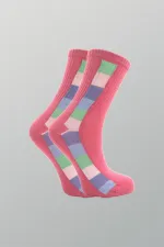 Chaussettes courtes en coton pour femmes, multicolores, lot de 4