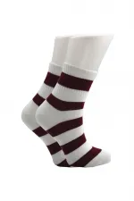 Chaussettes courtes en coton pour femme, motif à cercles, multicolores, lot de 4