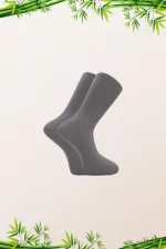 Men's Bamboo Long Flat Ankle Socks, Multicolored, Seamless, 10-Pack