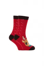 Christmas/New Year's Eve Patterned Ankle Socks, Colorful, 4-Pack