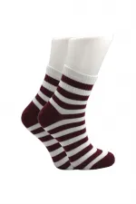 Chaussettes courtes en coton pour femme, motif à cercles, multicolores, lot de 4