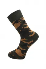 Men's Camouflage Military Pattern Cotton Ankle Socks, 4-Pack