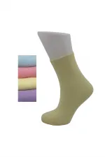 Chaussettes de tennis multicolores en coton pour femmes, lot de 4