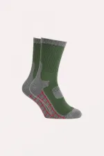 Men's Trekking Hiking Ankle Socks Half Terry Socks 4-Pack