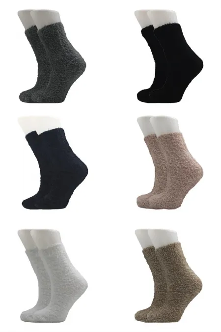 Chaussettes de nuit colorées pour femmes, lot de 6
