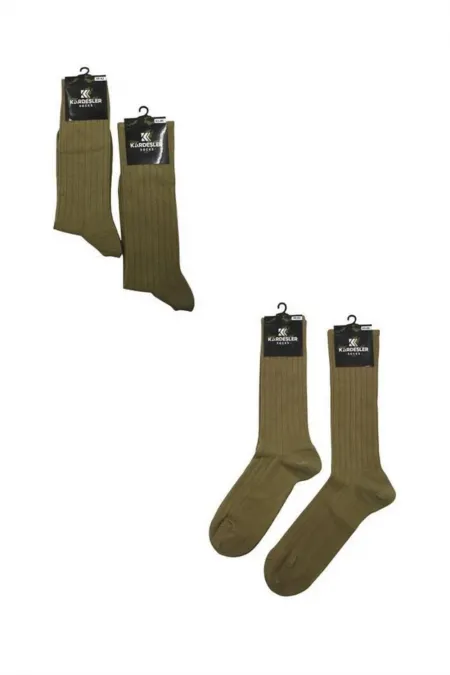 Men's Military Seamless Summer Socks, 4-Pack / Khaki
