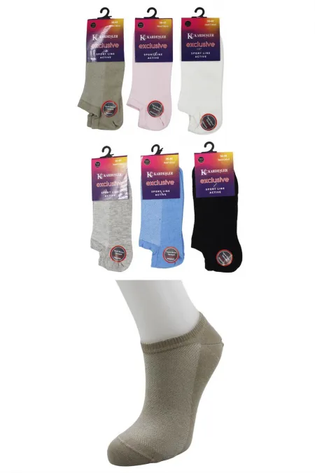 Chaussettes sans couture multicolores assorties pour femmes, lot de 6