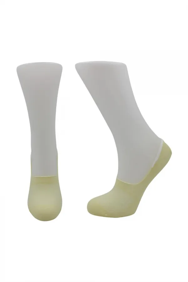 Chaussettes ballerines pour femmes, colorées, en coton, invisibles, antidérapantes, talon en silicone, lot de 6, point de riz