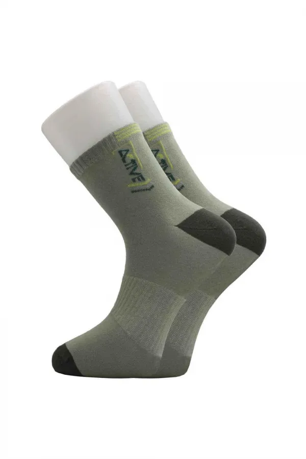 Chaussettes mi-longues multicolores en coton pour homme, lot de 4