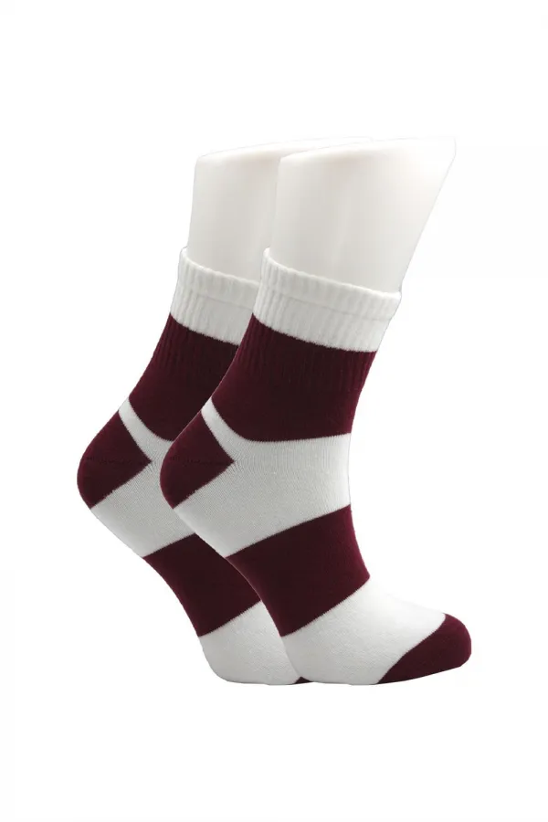 Chaussettes courtes en coton pour femme, motif à cercles, multicolores, lot de 4