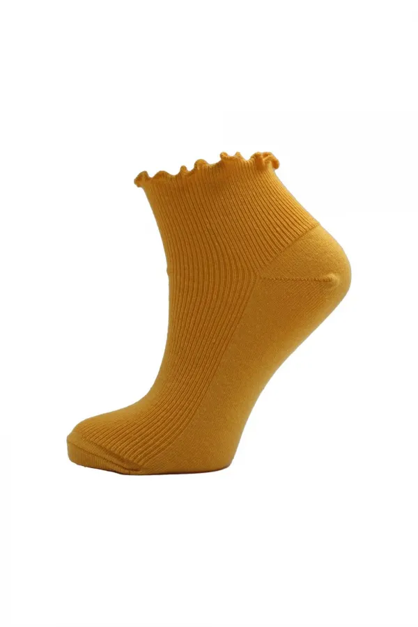 Chaussettes courtes colorées en coton pour femmes, lot de 6