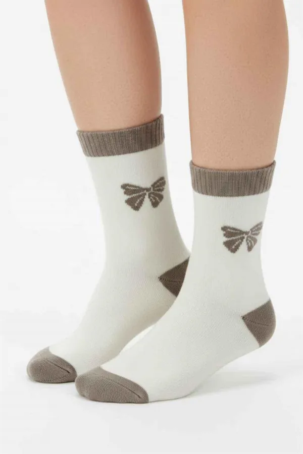 Women's Lambswool Wool Thick Winter Ankle Socks, 4-Pack