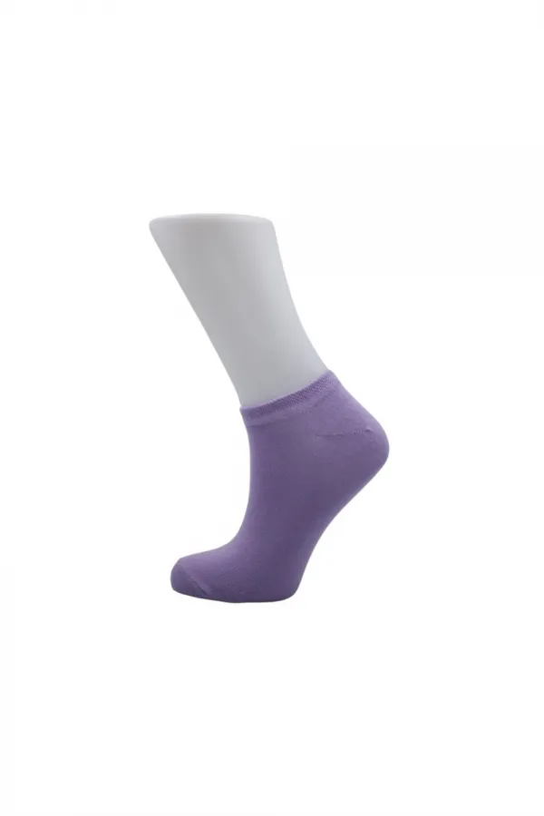 Chaussettes courtes colorées en coton pour femmes, lot de 6