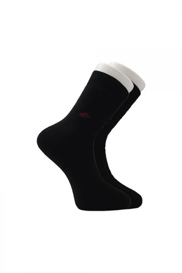 Men's Terry Cotton Patterned Thick Winter Ankle Socks, Multicolored, Thermal, 4-Pack