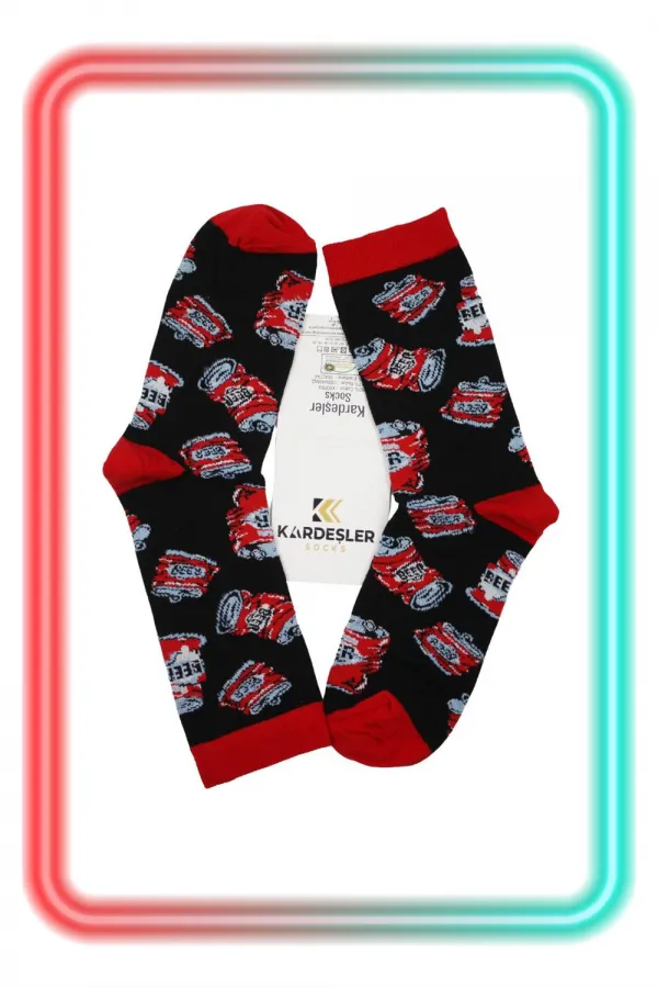 Unisex Colorful Patterned Socks Cheerful Socks