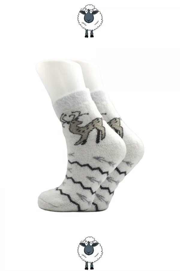 Chaussettes d'hiver épaisses en laine d'agneau pour femme, lot de 4