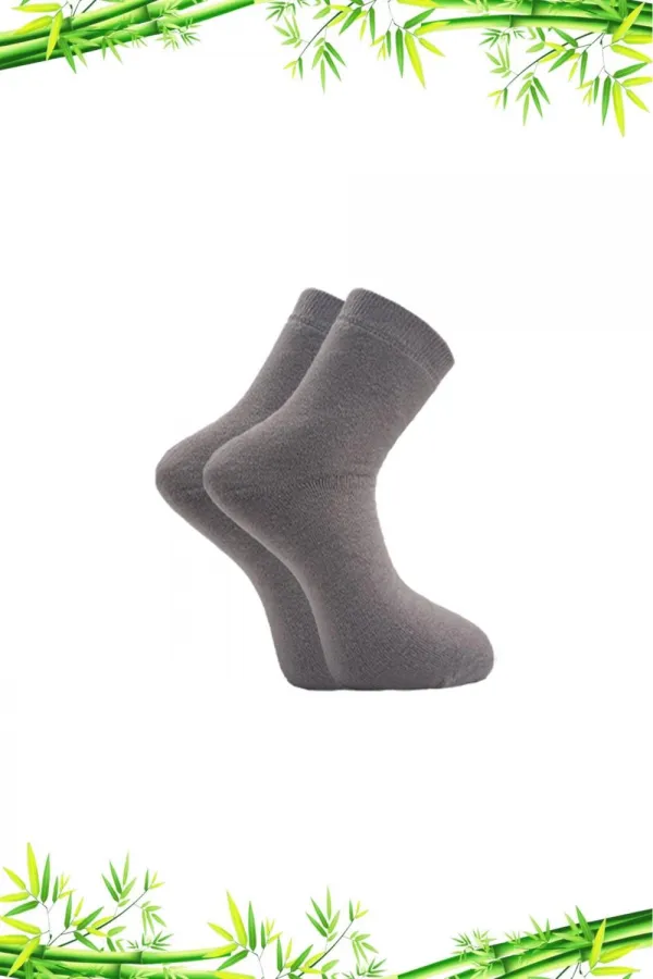 Men's Bamboo Winter Thick Ankle Socks, Multicolored, Seamless, 4-Pack