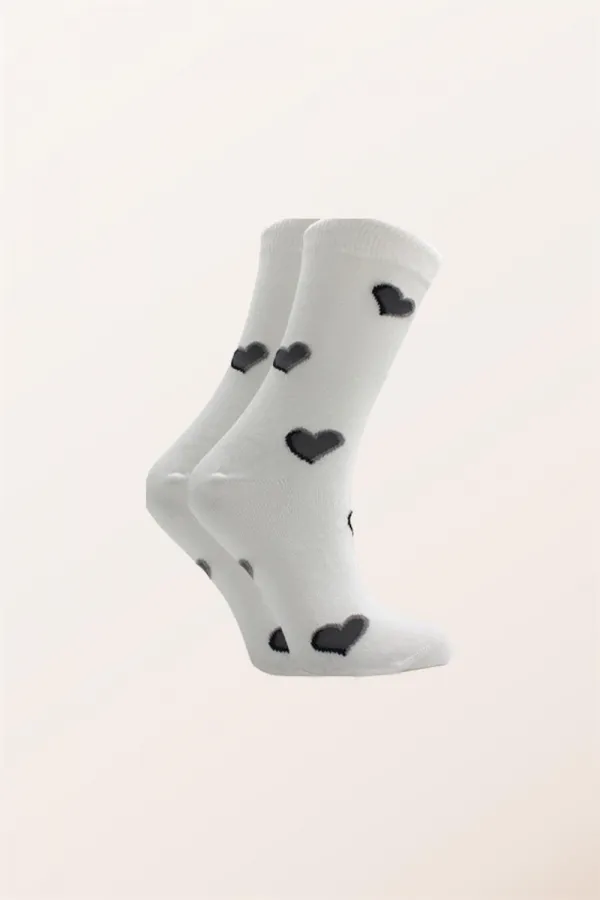 Chaussettes courtes en coton à motifs pour femmes, multicolores, lot de 4