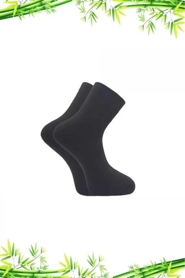 Men's Bamboo Winter Thick Ankle Socks, Multicolored, Seamless, 4-Pack