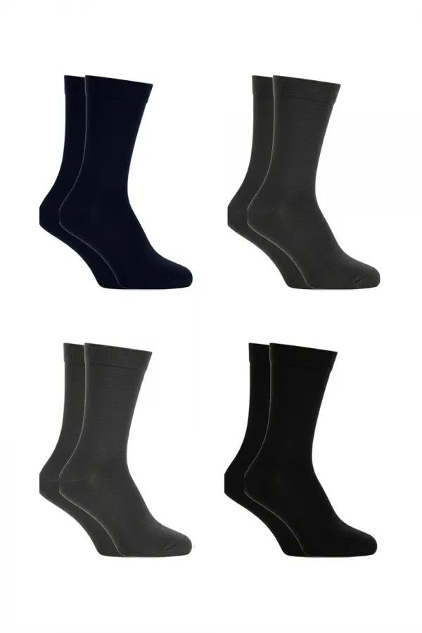 Chaussettes courtes multicolores en coton pour homme, lot de 5