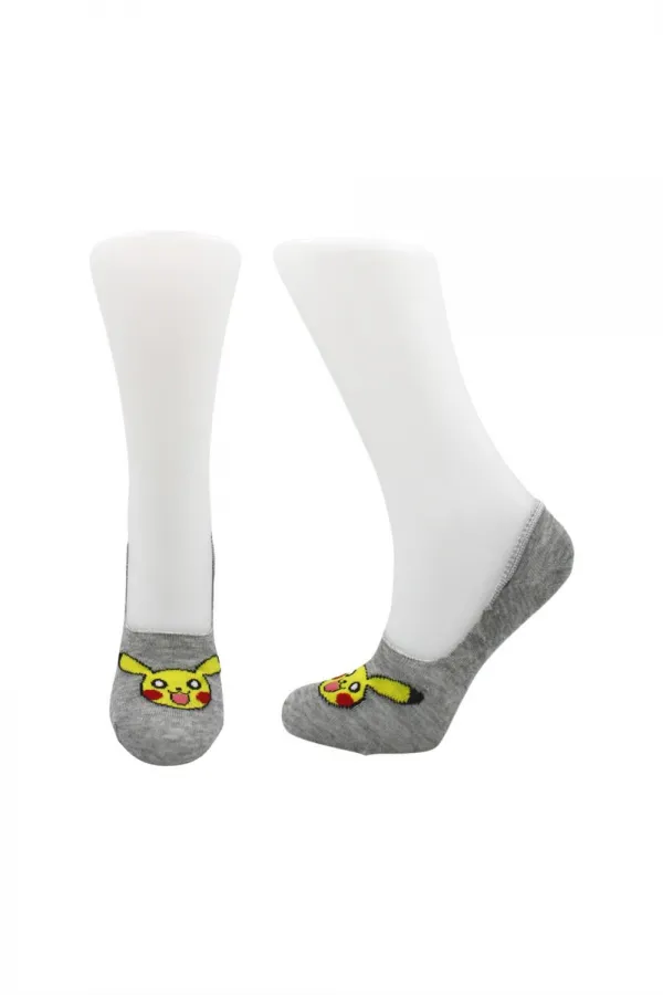 Chaussettes en coton colorées pour femmes, motif dessin animé, talon invisible antidérapant, semelle intérieure en silicone, lot de 6