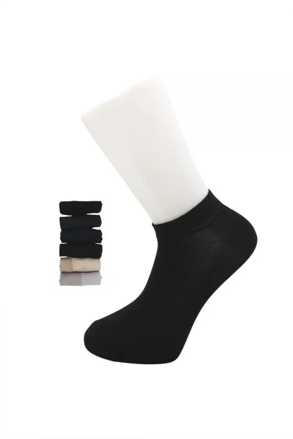 Men's Modal Ankle Socks, Multicolored, Seamless, 6-Pack