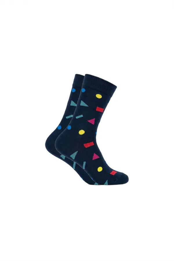 Chaussettes courtes à motifs colorés pour hommes, lot de 3
