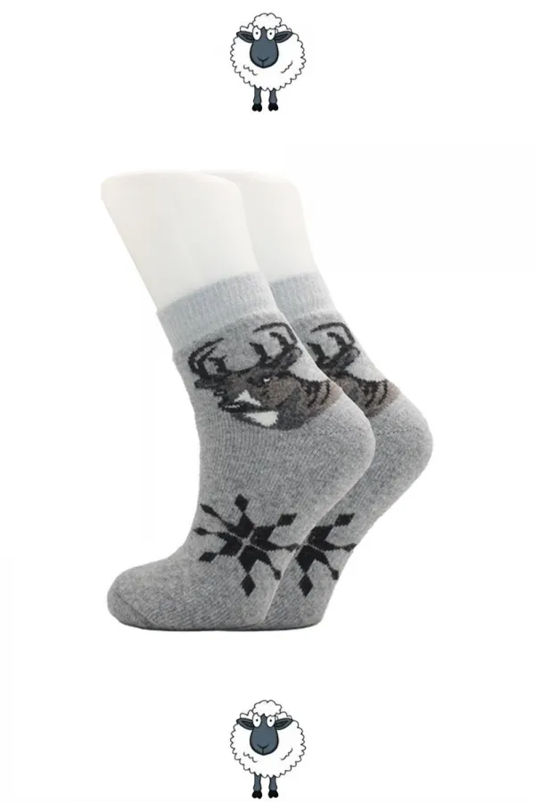 Chaussettes d'hiver épaisses en laine d'agneau pour femme, lot de 4