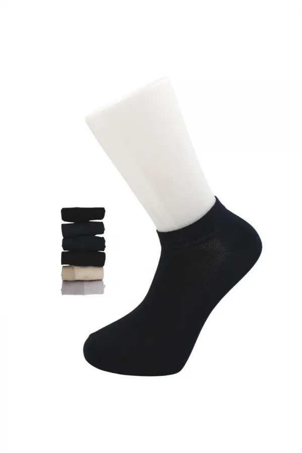 Men's Modal Ankle Socks, Multicolored, Seamless, 6-Pack