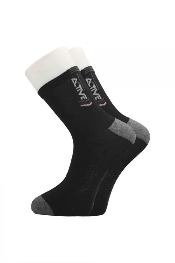 Chaussettes mi-longues multicolores en coton pour homme, lot de 4