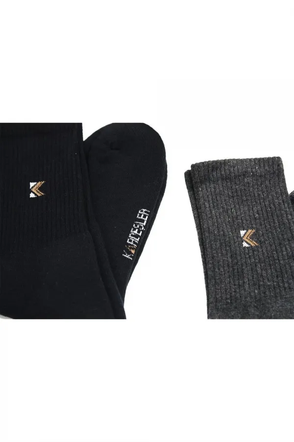 Chaussettes thermiques d'hiver épaisses en coton éponge pour homme, couleurs assorties, lot de 4