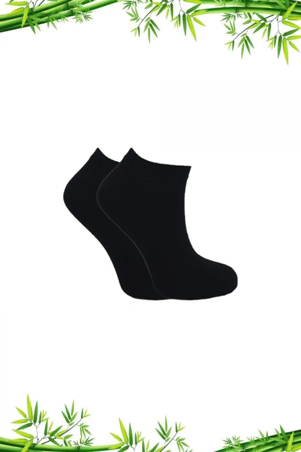 Kadın Bambu Asorti Patik Çorap Çok Renkli Dikişsiz 6'Lı Paket