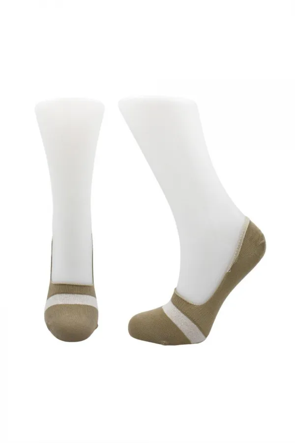 Chaussettes ballerines pour femmes, colorées, en coton à motifs, invisibles, antidérapantes, talon en silicone, lot de 6