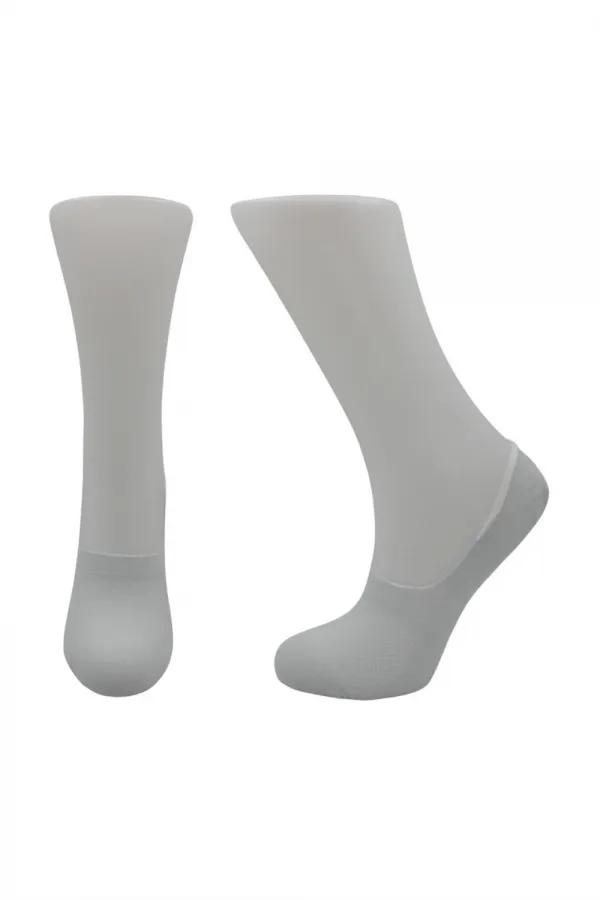 Chaussettes ballerines pour femmes, colorées, en coton, invisibles, antidérapantes, talon en silicone, lot de 6, point de riz