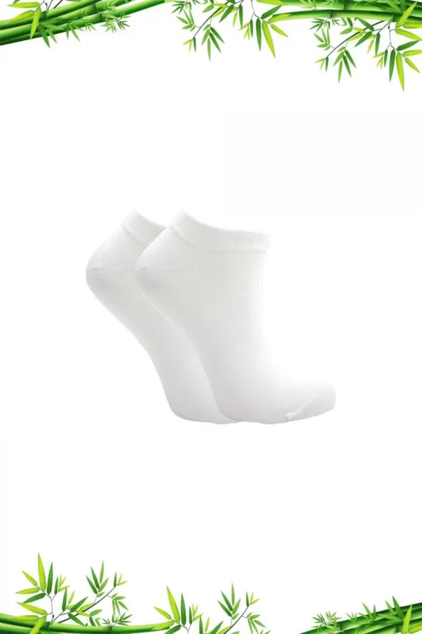 Kadın Bambu Asorti Patik Çorap Çok Renkli Dikişsiz 6'Lı Paket