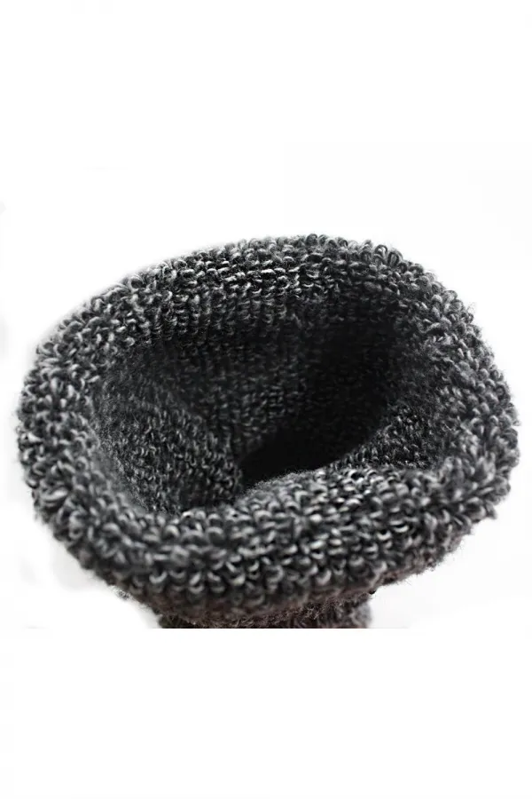 Men's Lambswool Thermal Wool Winter Terry Thick Multicolored Socks 6-Pack Keeps Heat In