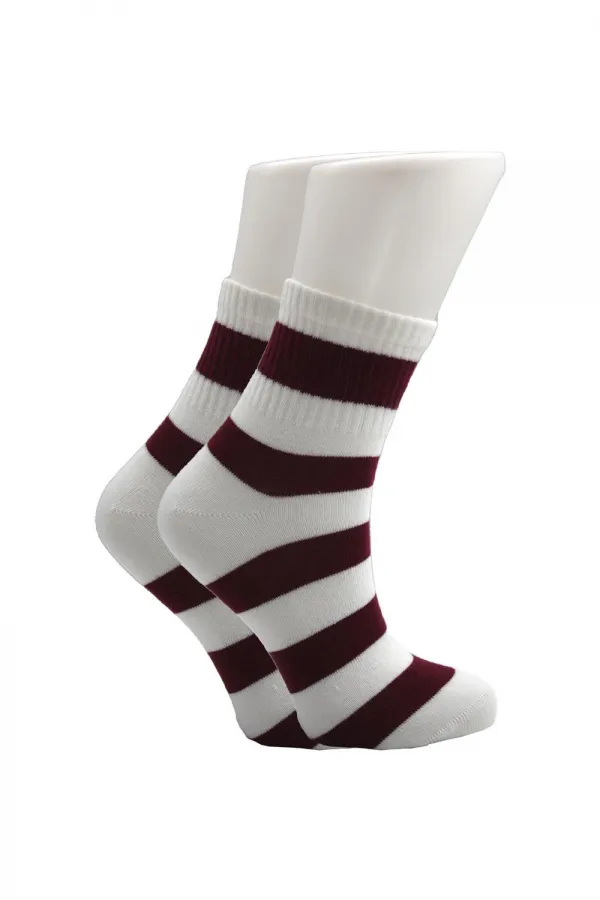 Chaussettes courtes en coton pour femme, motif à cercles, multicolores, lot de 4