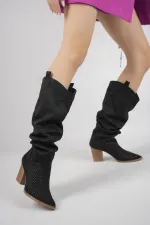 Muggo Maryland Garantili Kadın Lazer Kesim Şık Tarz ve Rahat Yazlık Bot