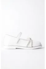 Ballerines Muggo UNICORN pour filles, semelle orthopédique légère, ornées de strass et fermeture velcro, garanties pour tous les jours.