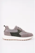 Chaussures de sport décontractées pour hommes Muggo SVENSON, à lacets et semelle épaisse, en cuir véritable.